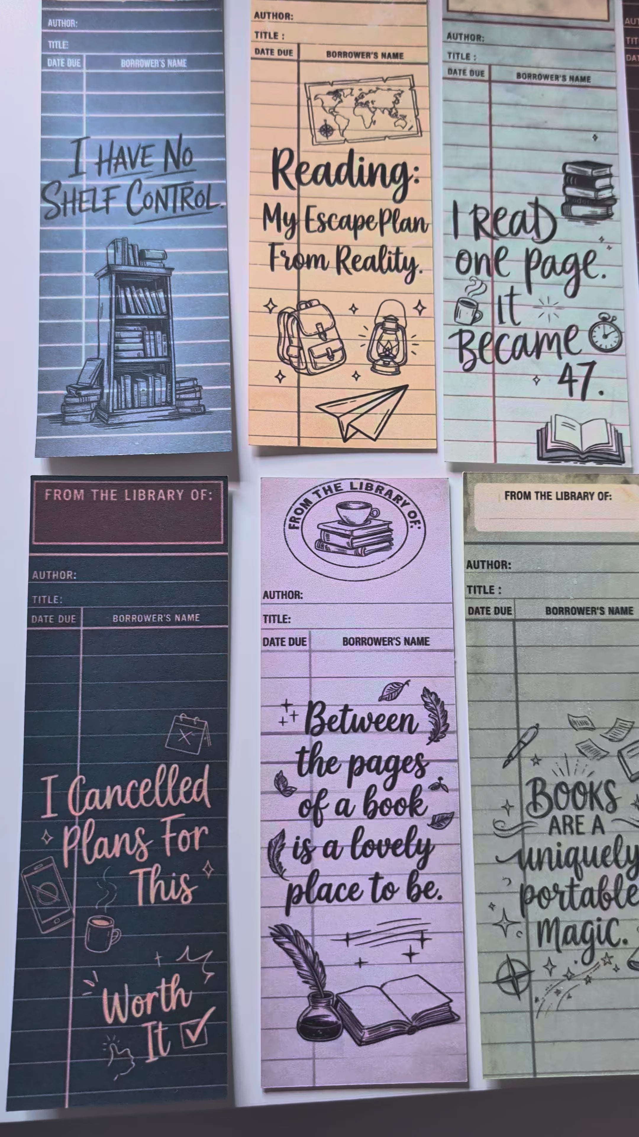 The Vintage Library Card Collection