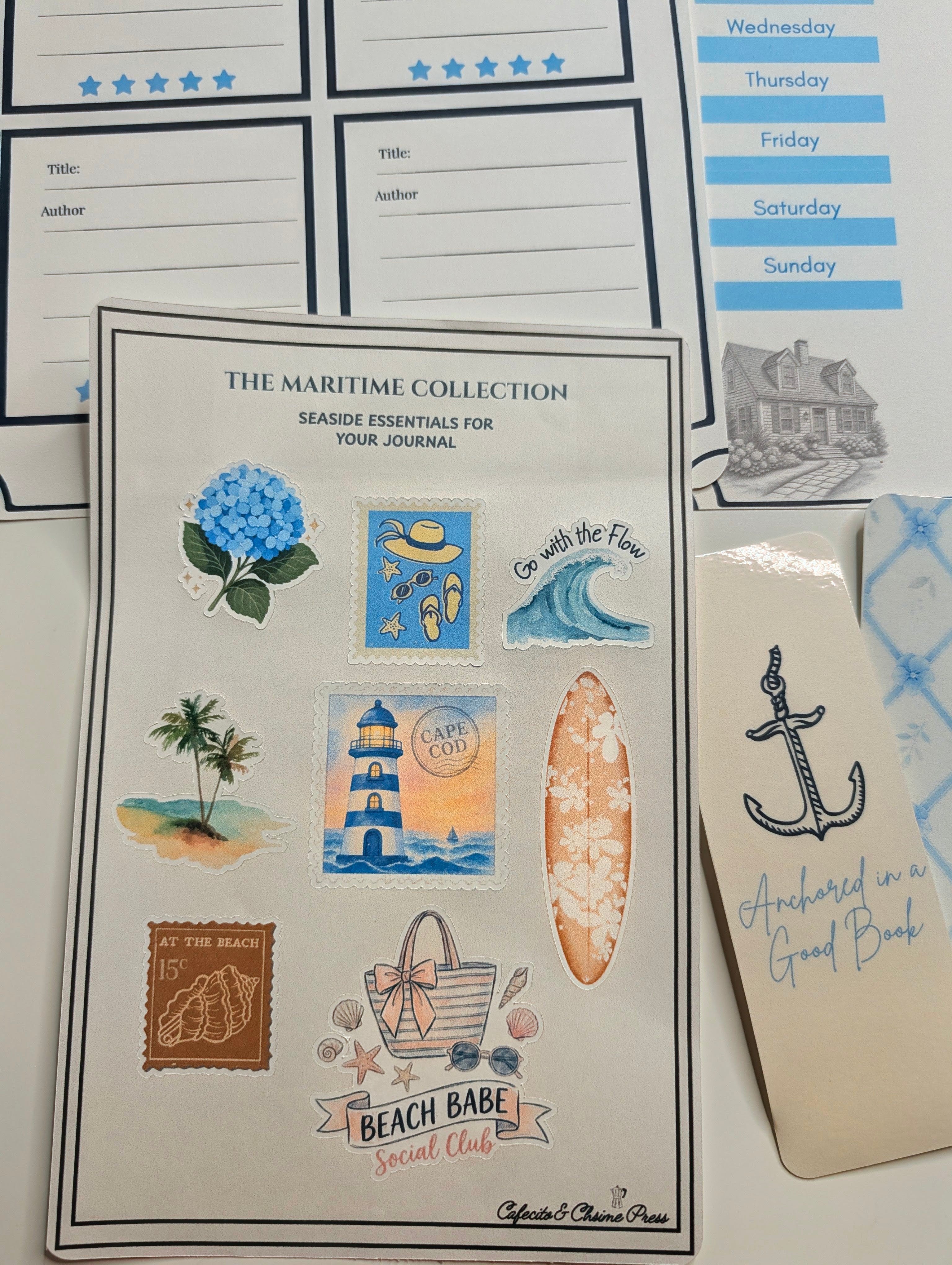 Cape Cod Summer Reading Log