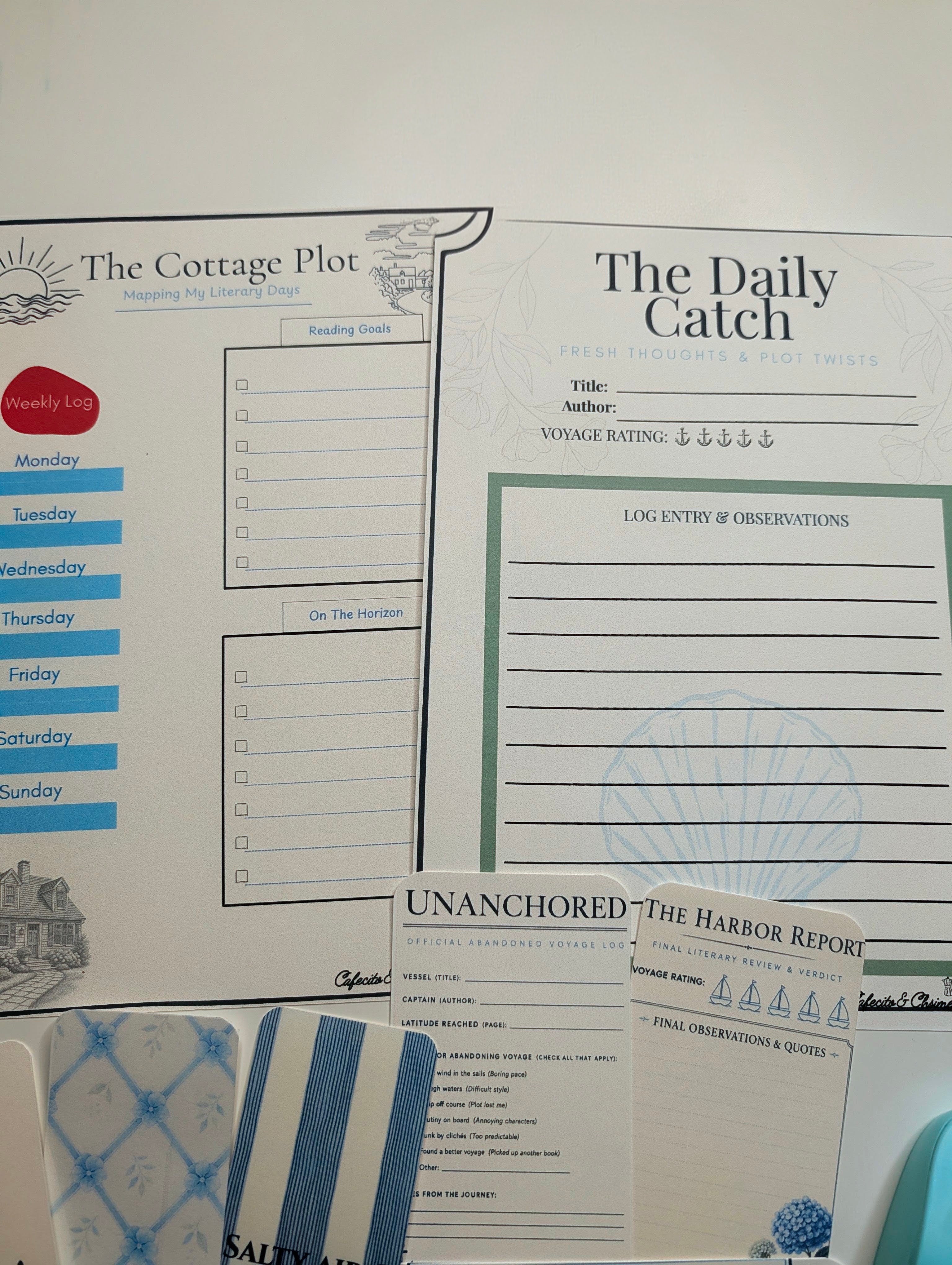 Cape Cod Summer Reading Log